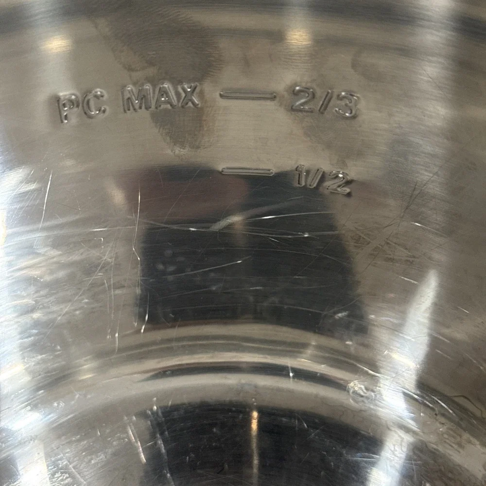 Instant Pot Duo Mini V5 Stainless Steel‎ Inner Pot Replacement Part 3Qt EUC OEM